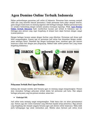 Temukan Agen Domino Uang Asli Terpercaya di Indonesia